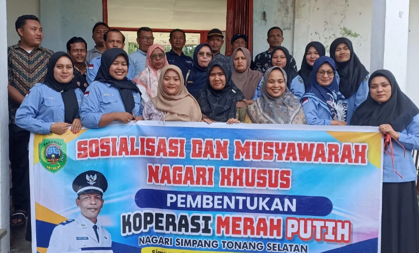 Wujudkan Ekonomi Kerakyatan, Simpang Tonang Selatan Bentuk Koperasi Desa Merah Putih Program Prabowo